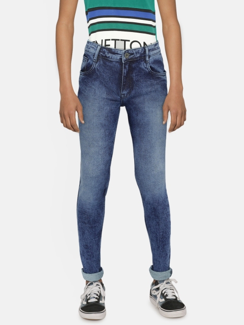 

Killer Boys Navy Blue Regular Fit Mid-Rise Clean Look Stretchable Jeans