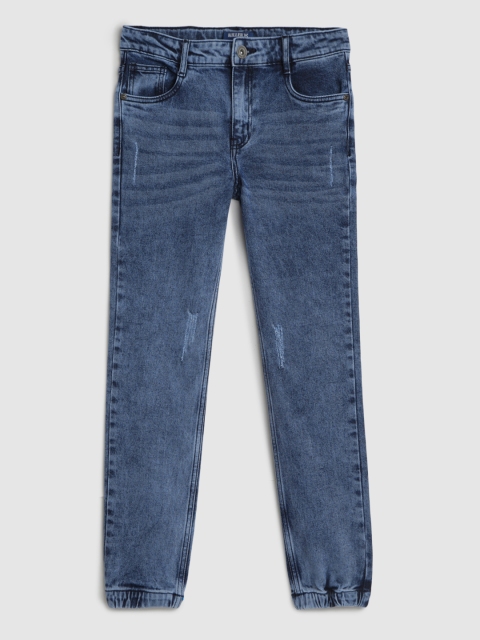 

Killer Boys Blue Jogger Mid-Rise Low Distress Stretchable Jeans
