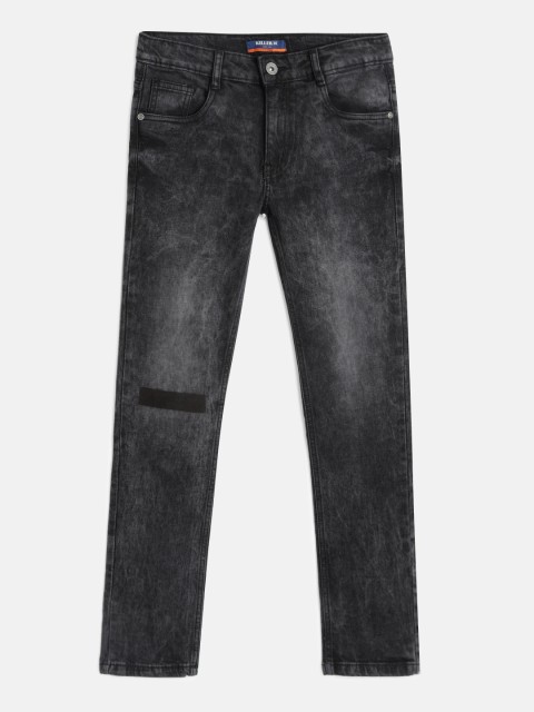 

Killer Boys Black Slim Fit Mid-Rise Clean Look Jeans