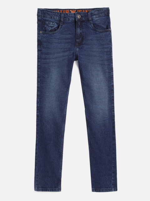 

Killer Boys Navy Blue Slim Fit Mid-Rise Clean Look Stretchable Jeans