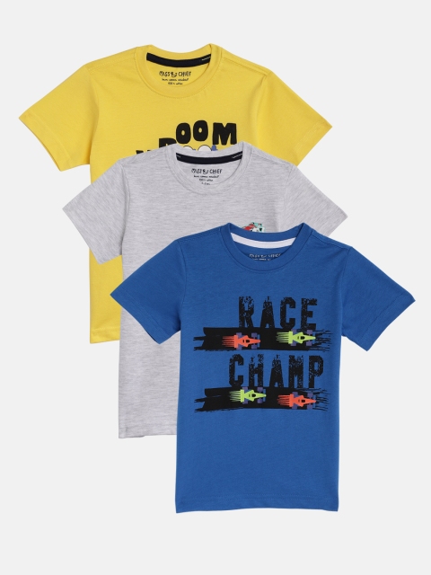 

Miss & Chief Boys Pack of 3 T-shirt, Assorted