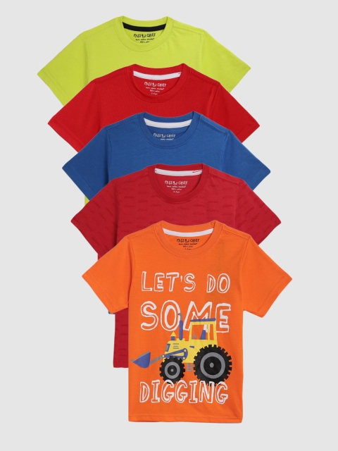 

Miss & Chief Boys Pack of 5 T-shirt, Assorted