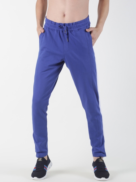

Blue Saint Men Blue Solid Slim Fit Track Pants