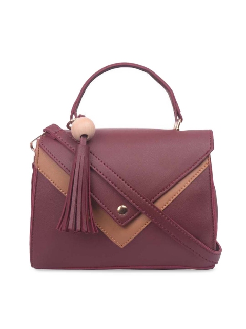 

Bagkok Maroon Solid Handheld Bag