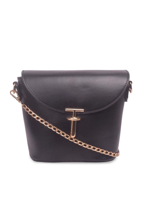 

Bagkok Black Solid Sling Bag