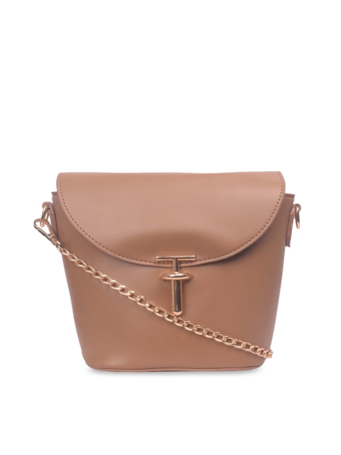 

Bagkok Brown Solid Sling Bag
