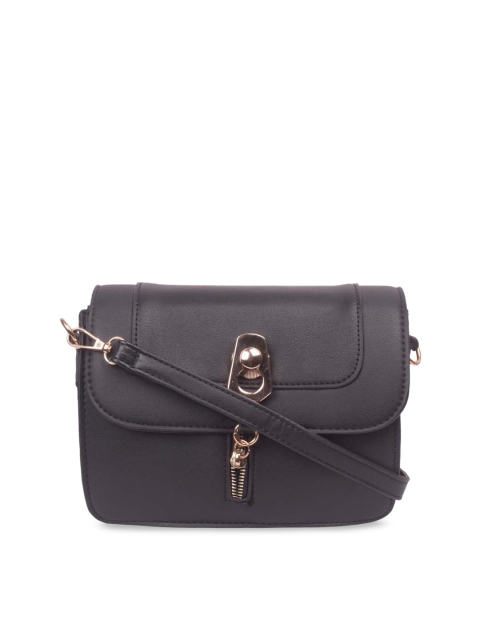 

Bagkok Black Solid Sling Bag
