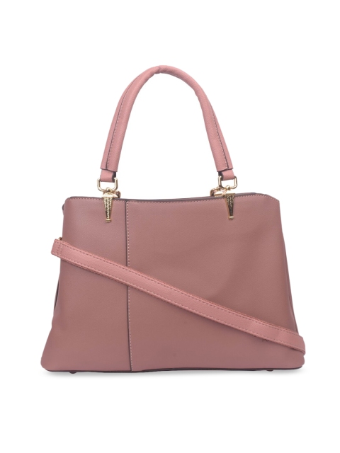 

Bagkok Pink Solid Handbag