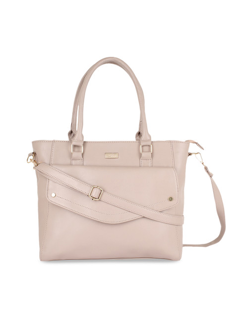 

yelloe Pink Solid Handbag
