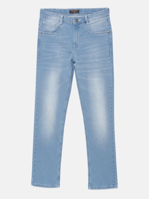 

Provogue Boys Blue Slim Fit Mid-Rise Clean Look Jeans