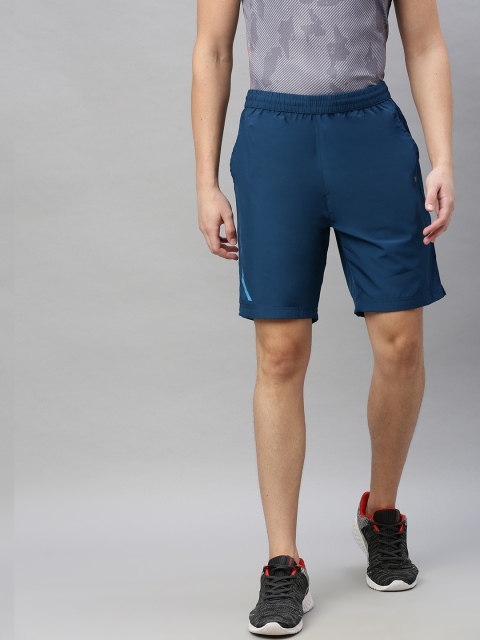 

Wildcraft Men Navy Blue Solid Regular Fit Active Sports Shorts