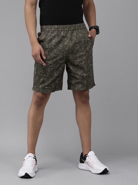 

Wildcraft Men Multicoloured Camouflage Printed Regular Shorts, Multi