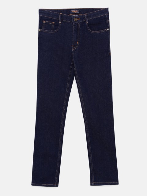 

Provogue Boys Navy Blue Slim Fit Mid-Rise Clean Look Jeans