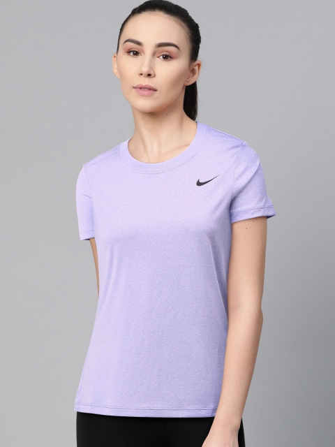 

Nike Women Lavender Dri-Fit Legend Training T-Shirt