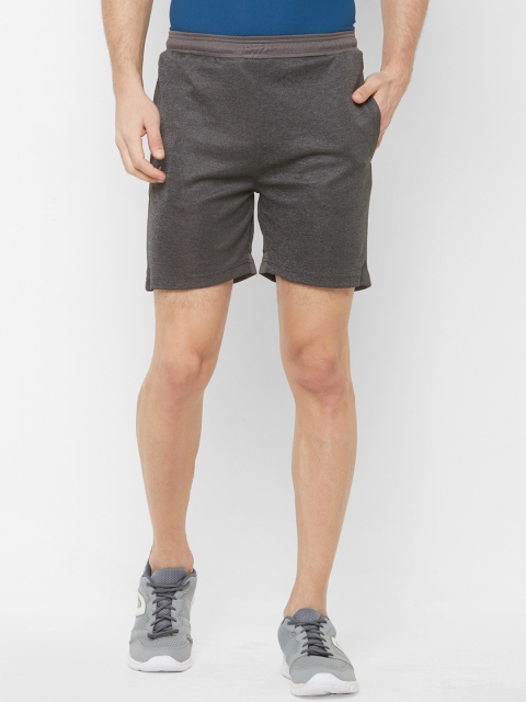 

FiTZ Men Taupe Self Design Regular Fit Sports Shorts