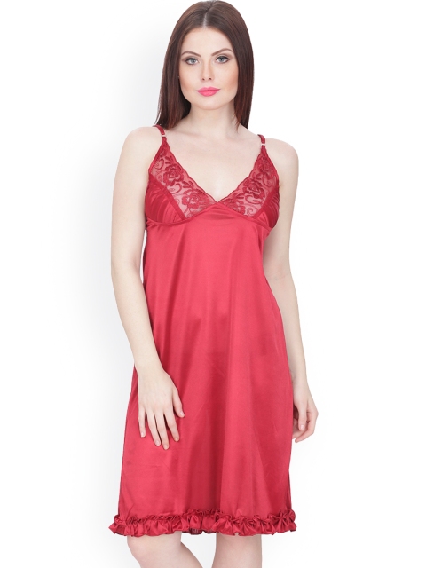 

Secret Wish Maroon Baby-Doll BD-187