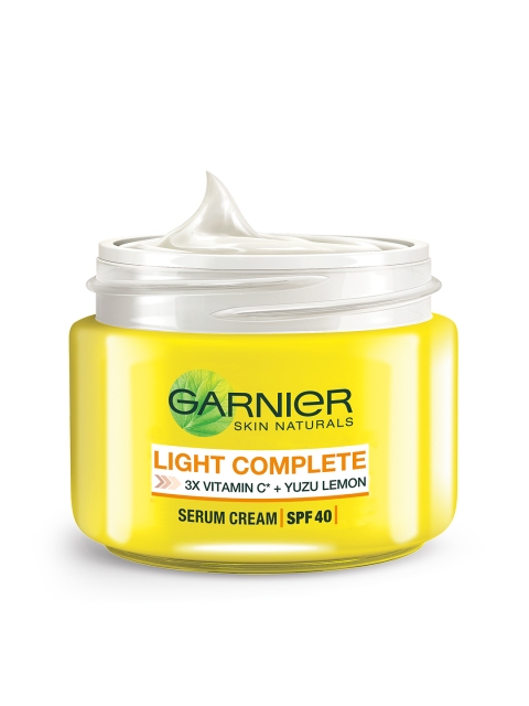 

Garnier Skin Naturals Women Light Complete Serum SPF 40/ PA+++ Cream 45g, Yellow