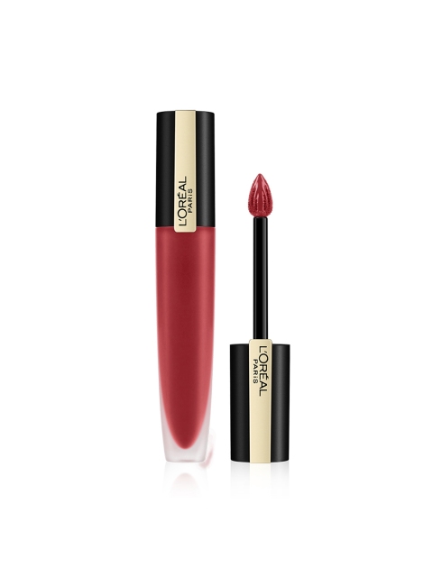 

LOreal Paris Rouge Signature Matte Liquid Lipstick- Adored 139, Red