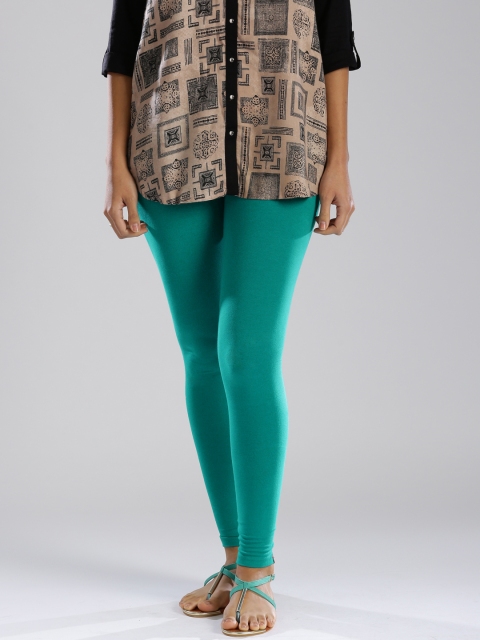 

W Green Ankle-Length Leggings