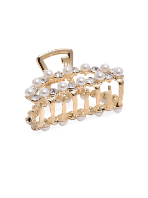 

ToniQ Gold-Toned Embellished Claw Clip