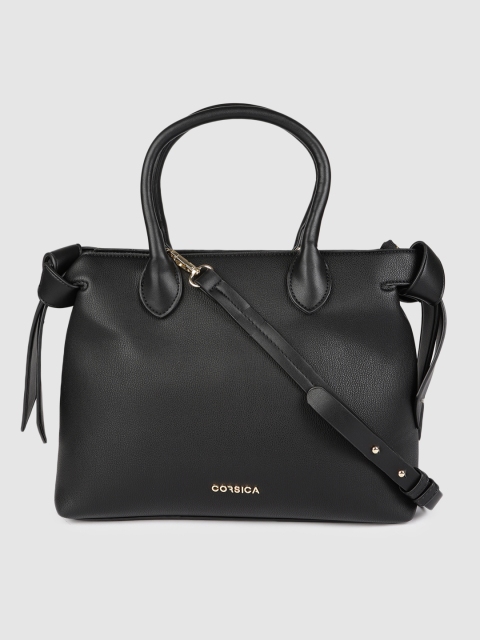 

CORSICA Black Solid Handheld Bag