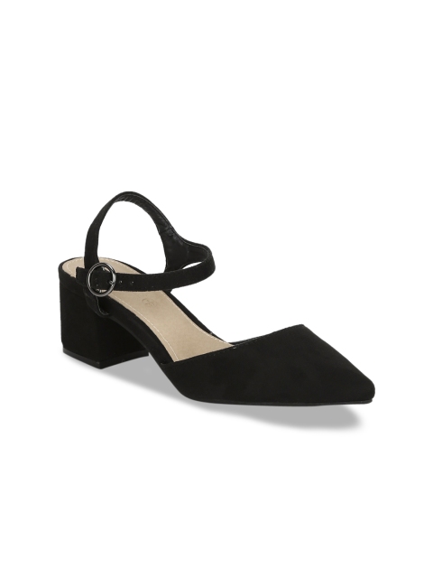 

Truffle Collection Women Black Solid Pumps