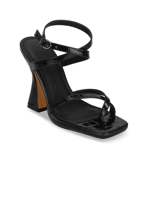 

Truffle Collection Women Black Solid Heels