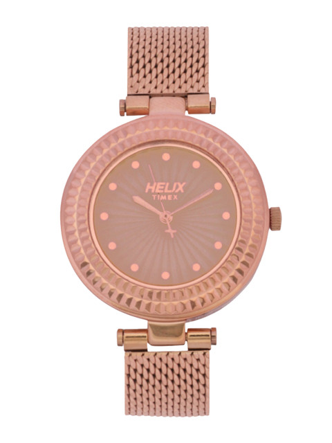 

Helix Women Beige Analogue Watch TW033HL10