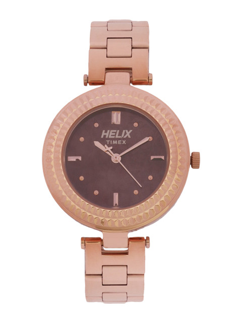 

Helix Women Rose Gold-Toned Analogue Watch TW033HL07