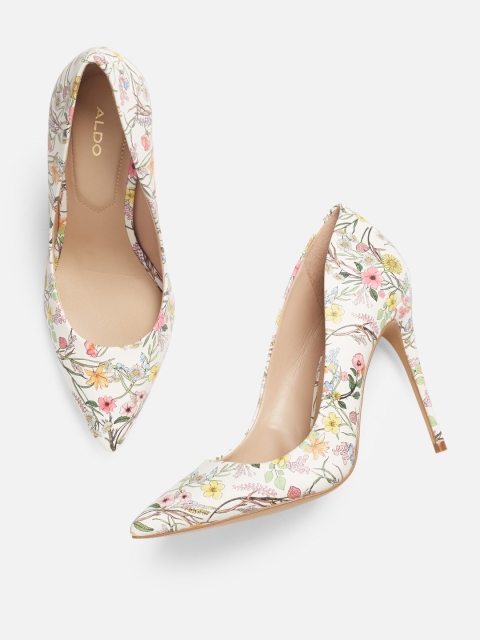 

ALDO Women Multicoloured Floral Printed Pumps, Multi