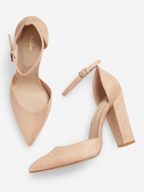 

ALDO Women Beige Solid Pumps