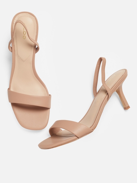 

ALDO Women Pink Solid Slim Heels