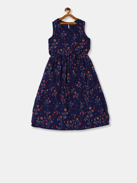 

Cherokee Girls Blue Printed Blouson Dress