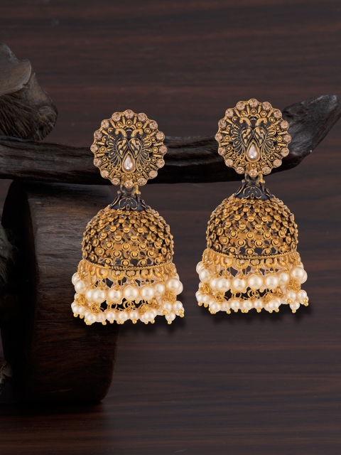 

E2O Gold-Plated Dome Shaped Jhumkas