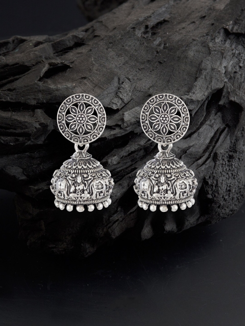 

E2O Silver-Plated Classic Jhumkas
