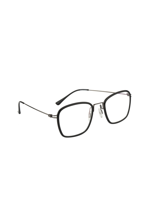 

Ted Smith Unisex Black Solid Rimless Square Frames TSF-TR-9370_C1