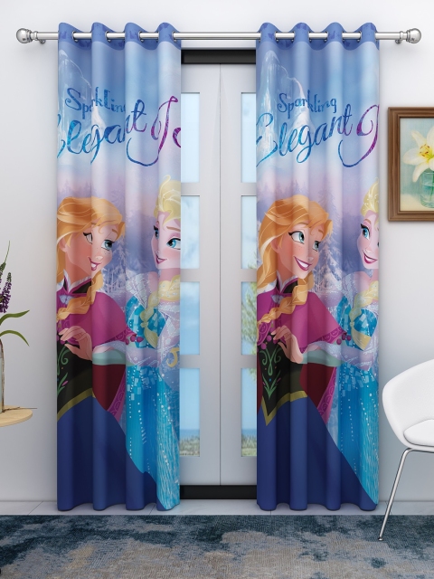 

Disney Blue & Yellow Set of 2 Frozen Door Curtains