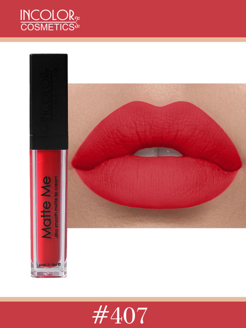 

INCOLOR Red Matte Me 407 Lip Gloss 6 ml