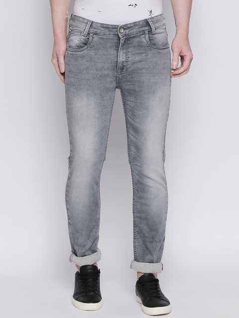 

Mufti Men Grey Regular Fit Mid-Rise Clean Look Stretchable Jeans