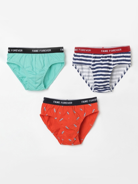 

Fame Forever by Lifestyle Boys Pack of 3 Assorted Basic Briefs 8907362449459