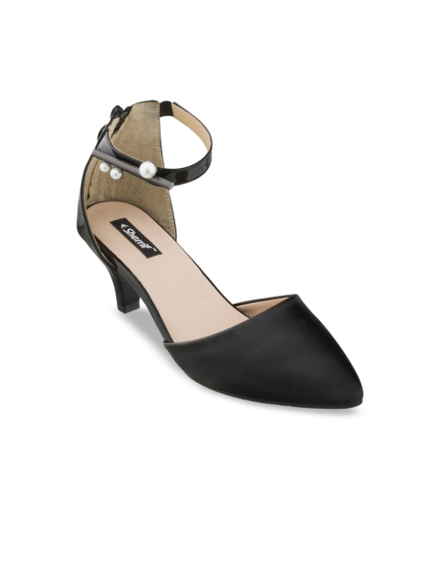 

Sherrif Shoes Women Black Solid Heels