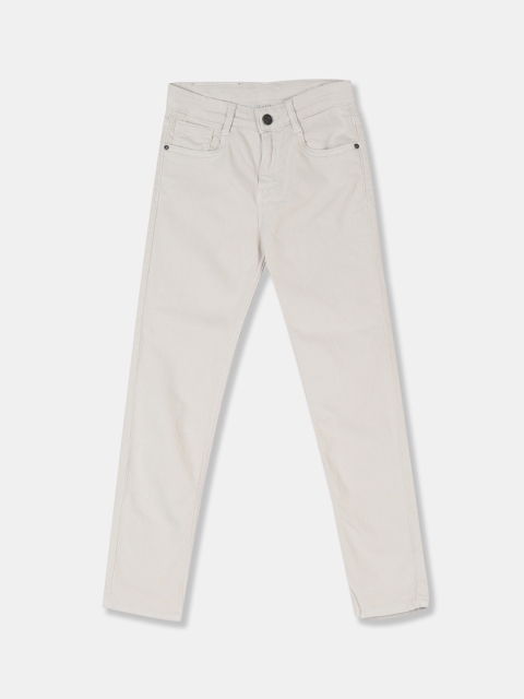 

Cherokee Boys Grey Slim Fit Mid-Rise Clean Look Stretchable Jeans