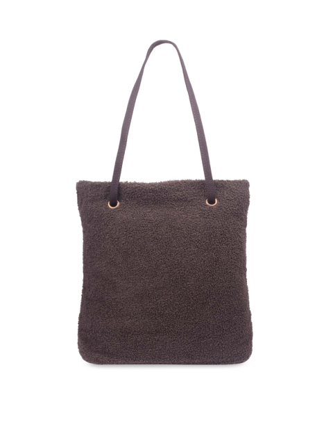 

Bagkok Brown Solid Handheld Bag