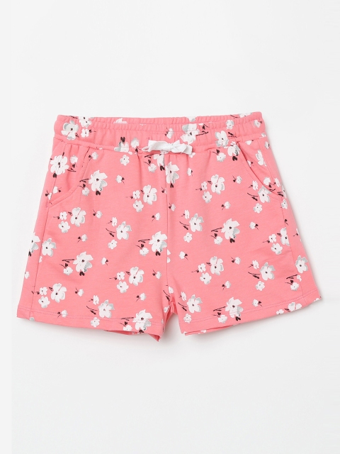 

Fame Forever by Lifestyle Girls Pink & White Printed Regular Shorts