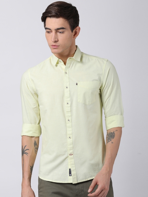 

Toss Winner Men Sea Green Smart Slim Fit Solid Casual Shirt