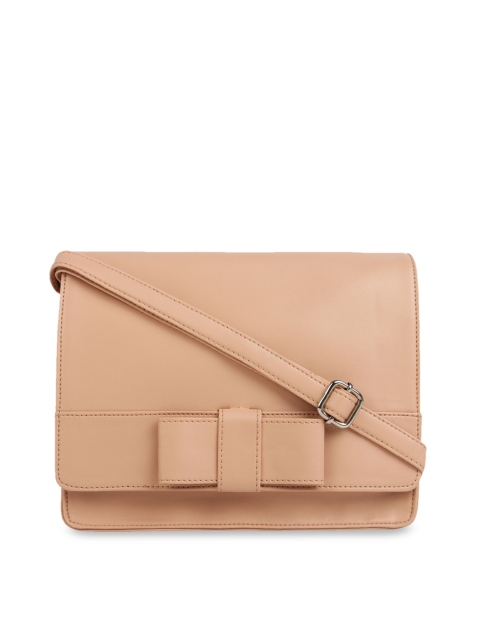 

Toteteca Beige Solid Sling Bag