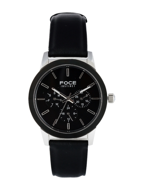 

FOCE Men Black Analogue Watch