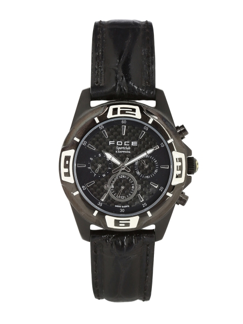 

FOCE Men Black Analogue Watch F952GBL