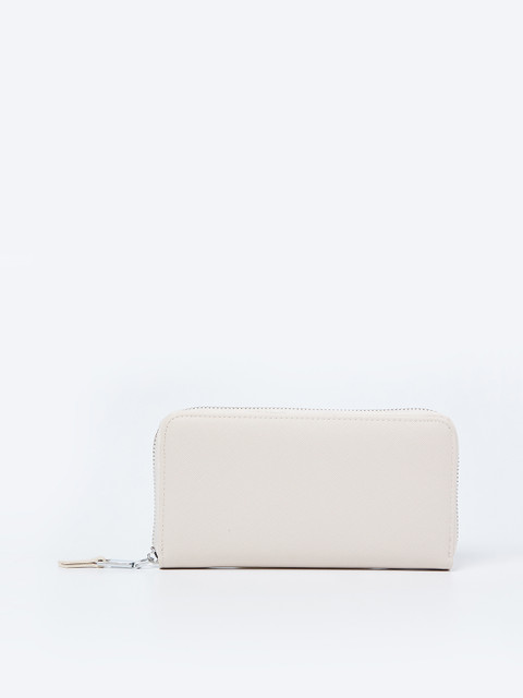 

Ginger by Lifestyle Women Beige Solid Two Fold Wallet