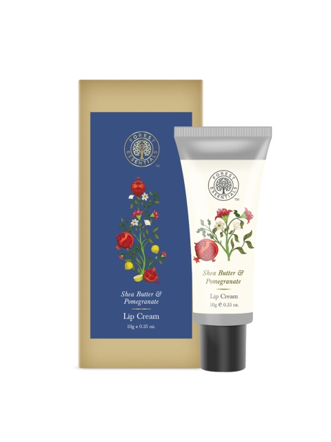 

Forest Essentials Sustainable Unisex Shea Butter Pomegranate Lip Cream - 10 g, White